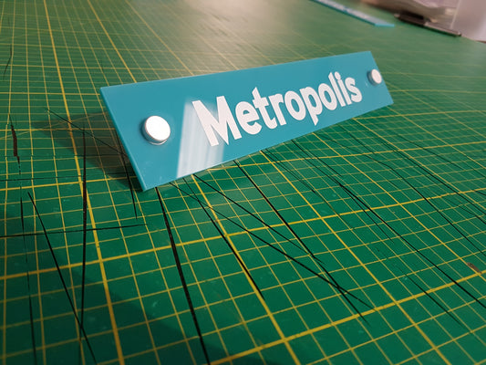 Teal Acrylic Door Sign for Formedix UK