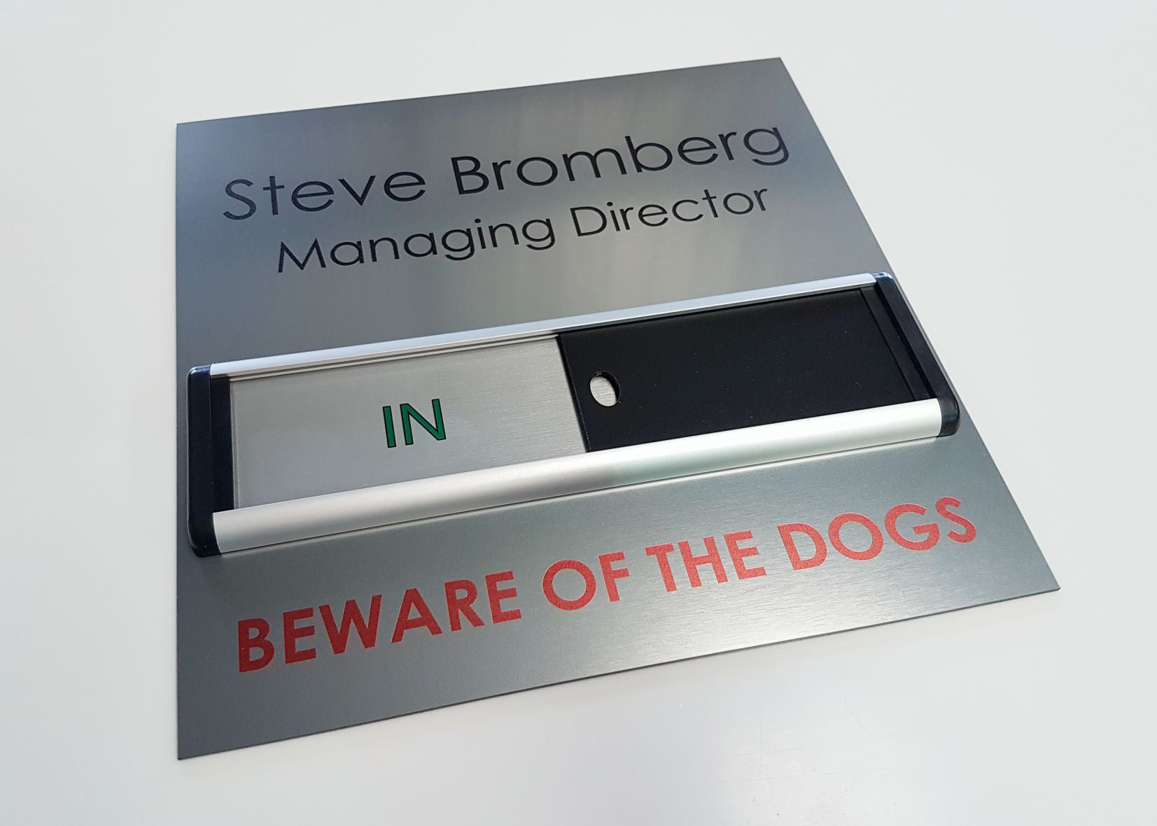 Beware of the Dogs Bespoke Sliding Sign – Viro Display