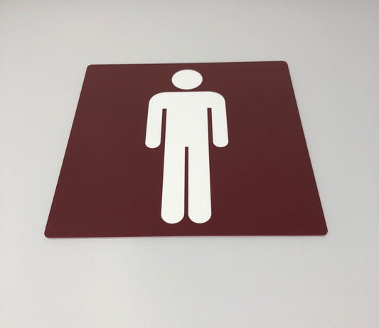 Acrylic Male & Female Toilet signs complete for Scarborough College