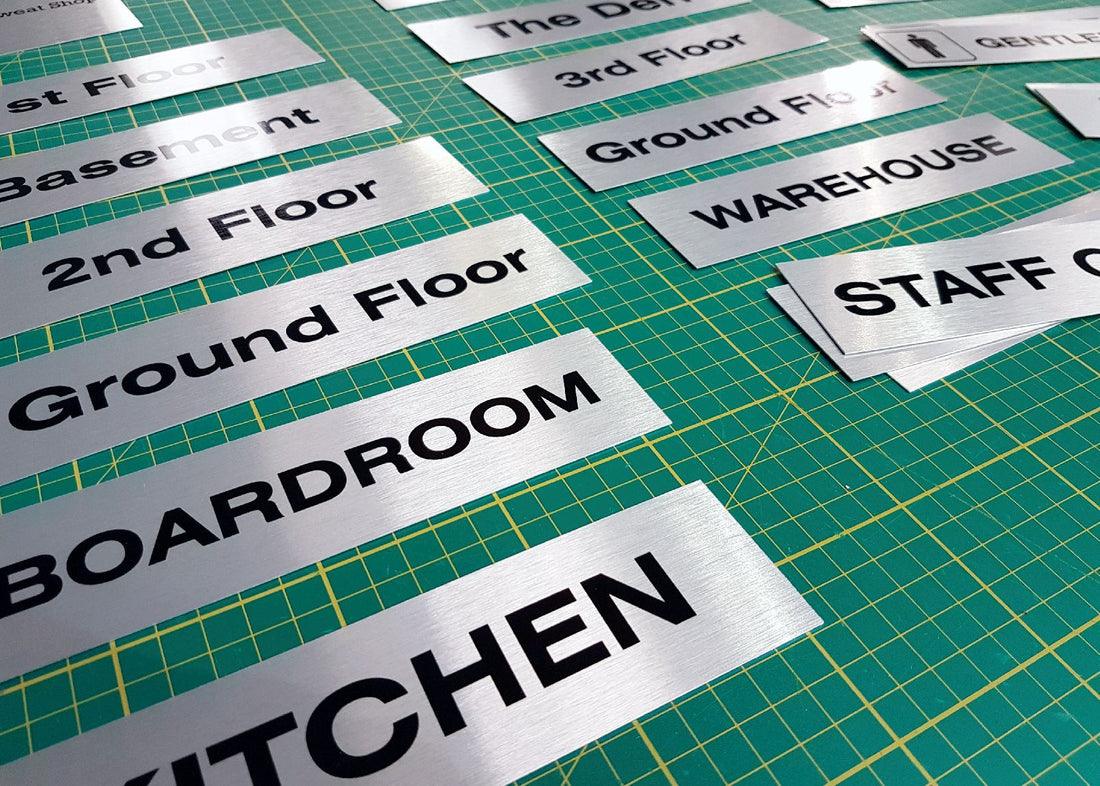 Snapshot, Slimline Aluminium Door Signs