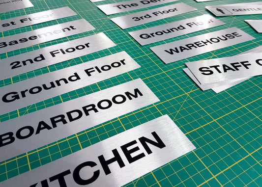 Snapshot, Slimline Aluminium Door Signs