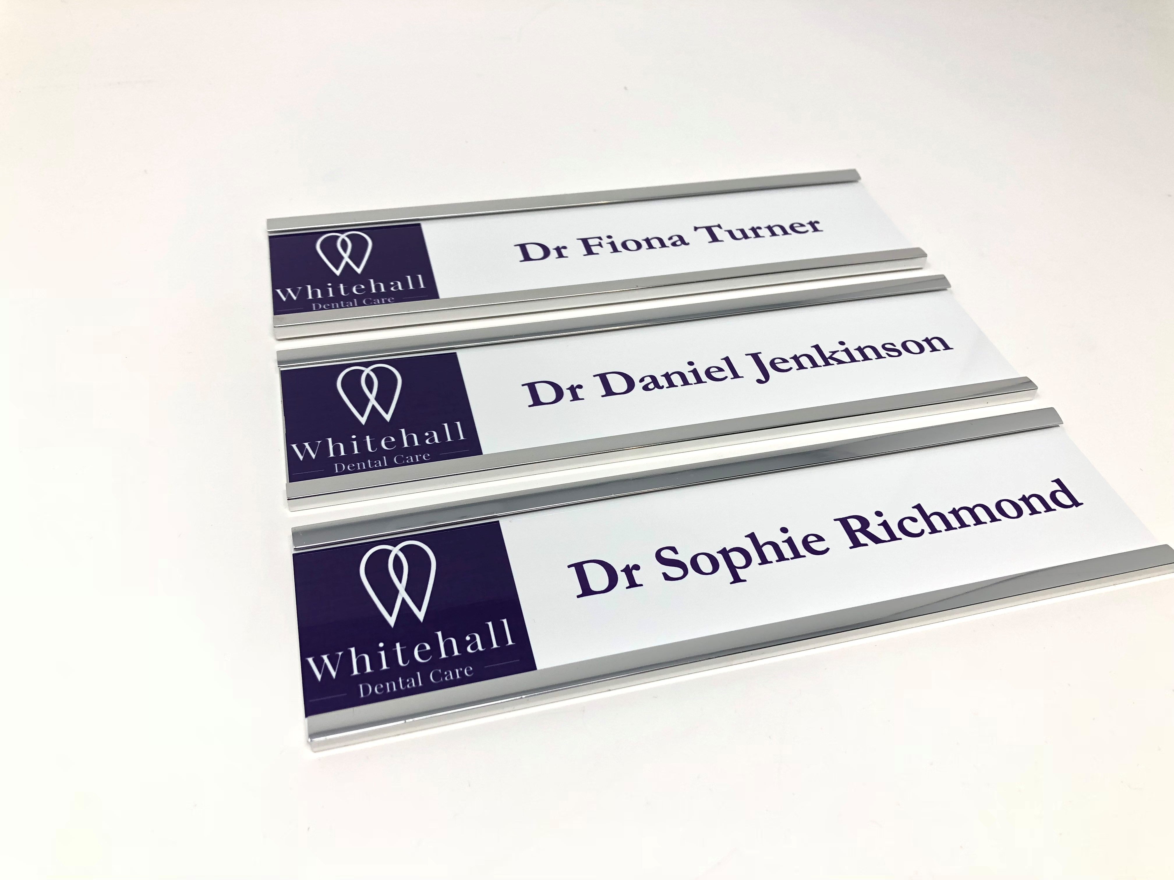 Whitehall Dental Care Changeable Door Signs | Viro Display UK