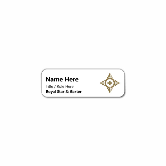 Royal Star & Garter Name Badges (Corporate) | Viro Display