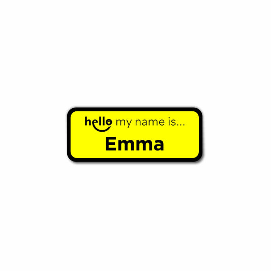 Schonfeld Square Dementia Friendly Name Badge | Viro Display