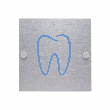 Viro Standoff Aluminium Sign - 150 x 150mm (Dental) | Viro Display