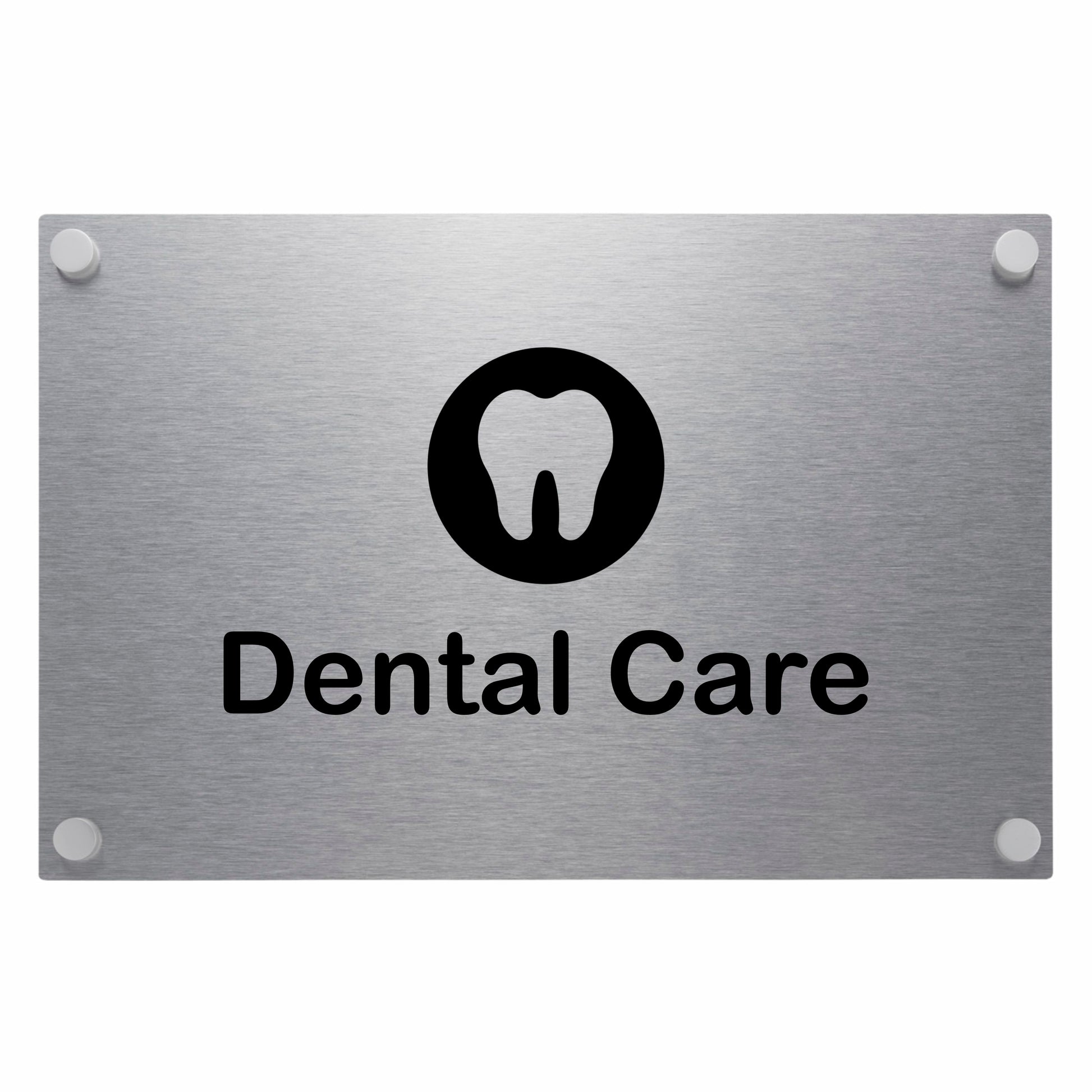 Viro Standoff Aluminium Sign - 300 x 200mm (Dental) | Viro Display