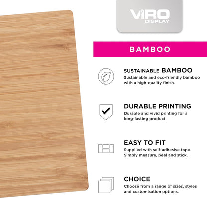 ViroEco Bamboo Sign - 100 x 100mm