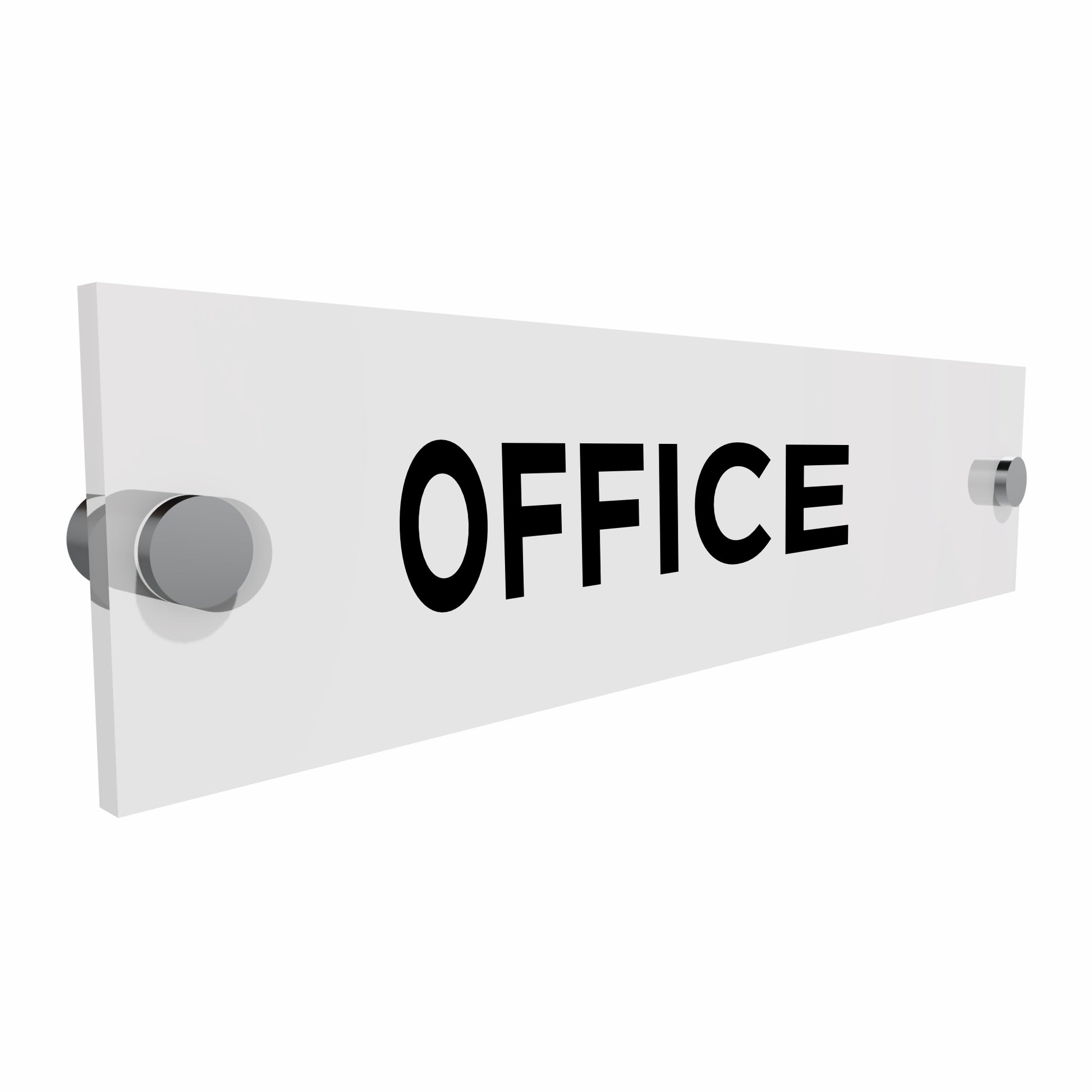 OptiV Clear Acrylic Office Sign | Viro Display