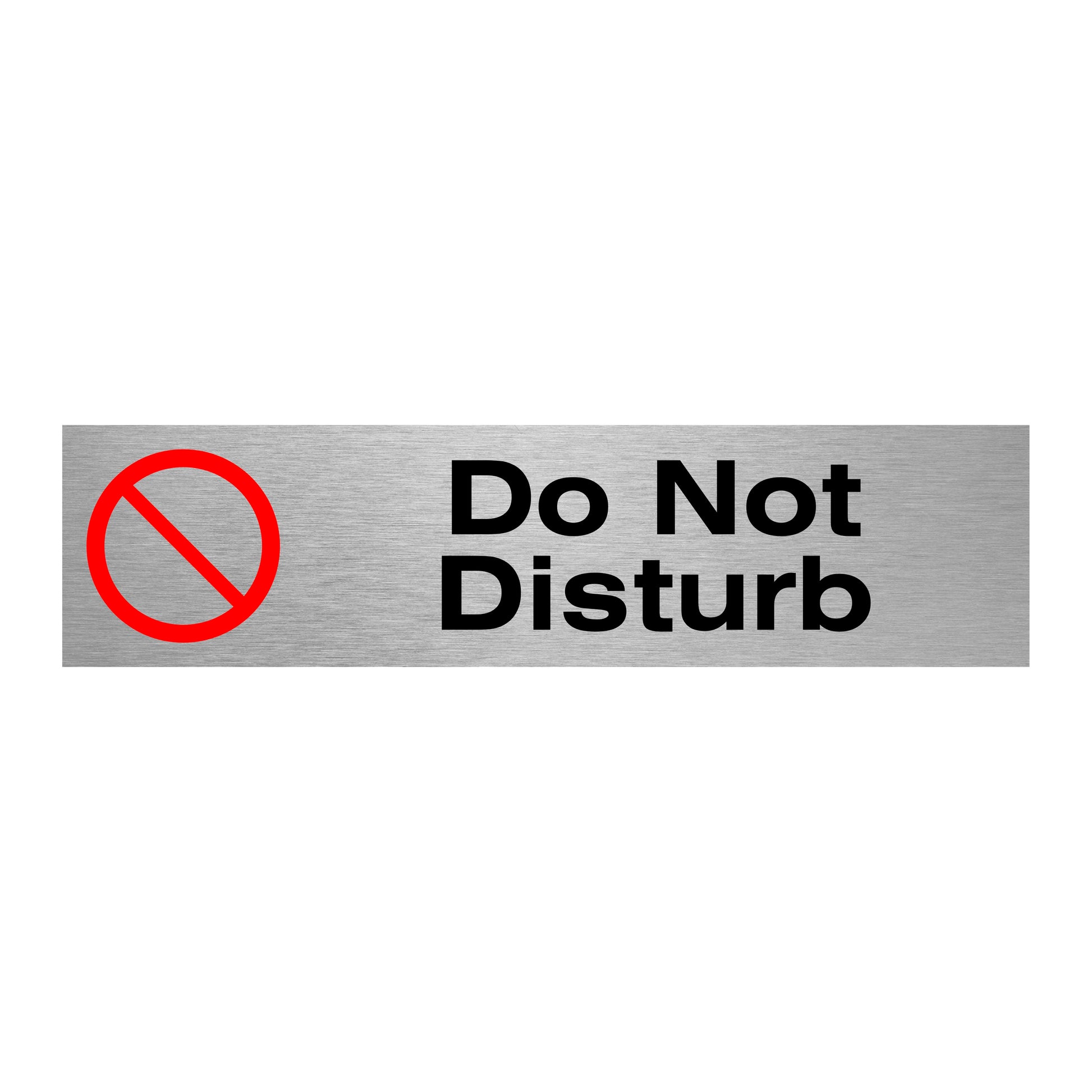 Slimline Aluminium Do Not Disturb Symbol Sign | Viro Display