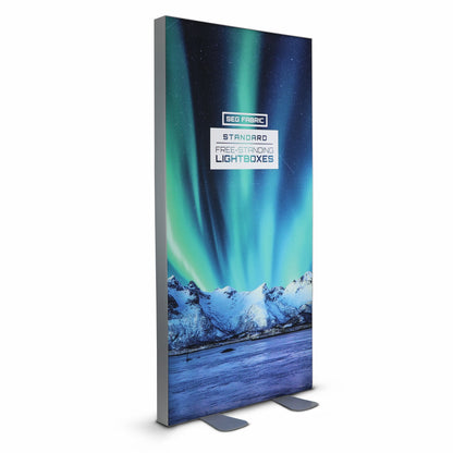 Freestanding SEG Fabric Lightboxes