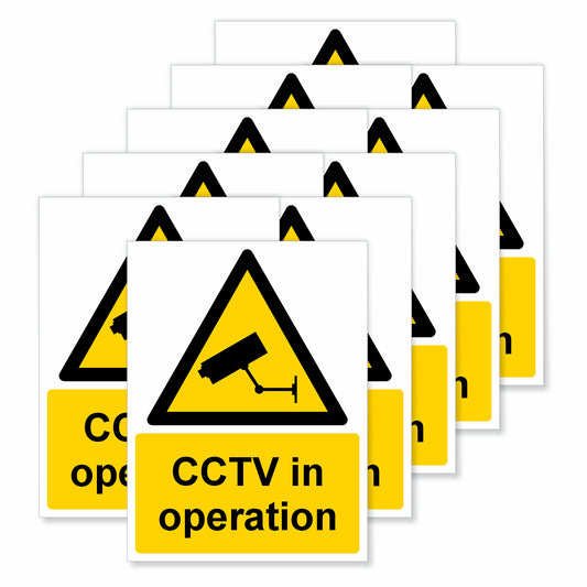 Viro Display CCTV In Operation Self-Adhesive Vinyl Signs