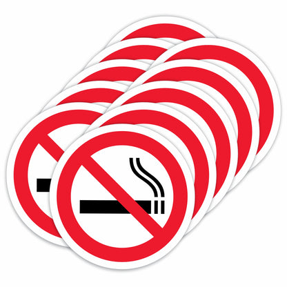 Viro Display No Smoking Self-Adhesive Vinyl Signs