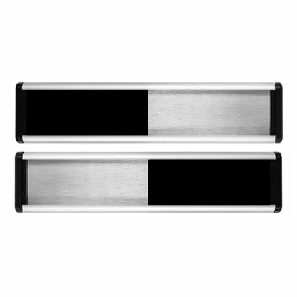 ViroSlide Custom Sliding Sign - Black / Silver - 264 x 60mm