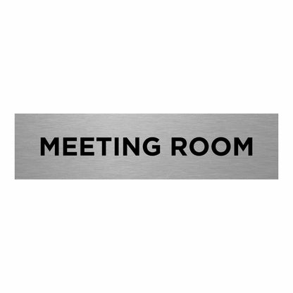 Slimline Aluminium Meeting Room Sign | Viro Display