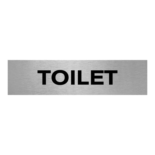 Slimline Aluminium Toilet Sign | Viro Display