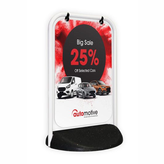 Swinger 2 Pavement Sign Panel Option | Viro Display