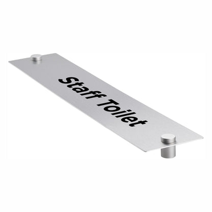 Viro Standoff Aluminium Sign - 300 x 60mm