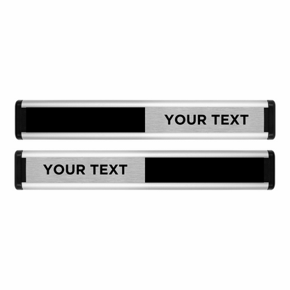 ViroSlide Custom Sliding Sign - Black / Silver - 214 x 40mm