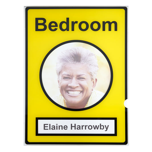 ViroCare Reusable Dementia Friendly Bedroom Sign | Viro Display