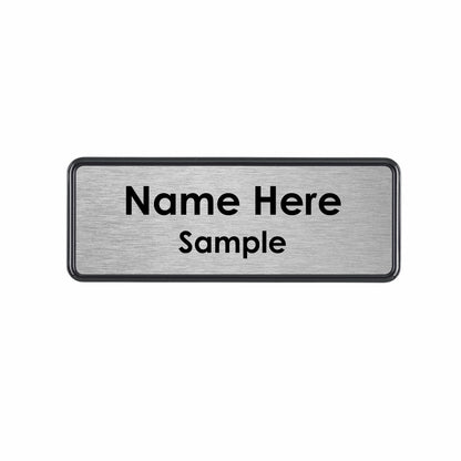 Viro Black Frame Name Badge