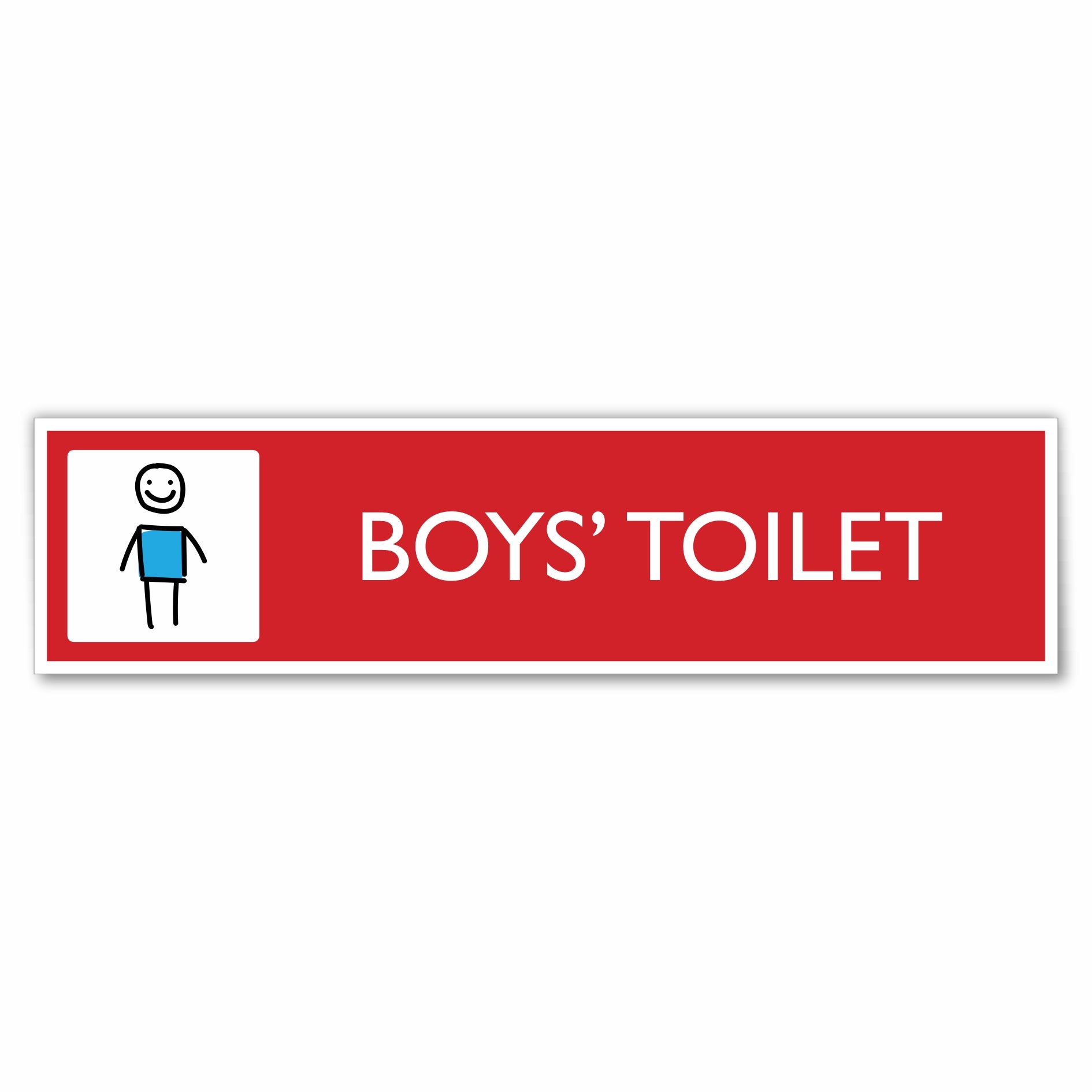 boys toilet sign