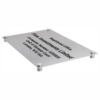 Viro Standoff Aluminium Sign | Viro Display